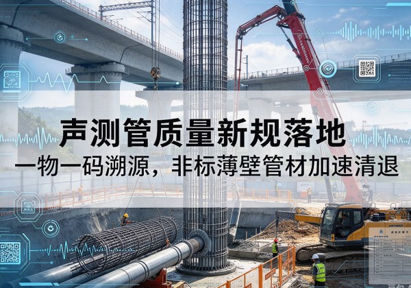 额济纳旗声测管质量新规落地，一物一码溯源，非标薄壁管材加速清退